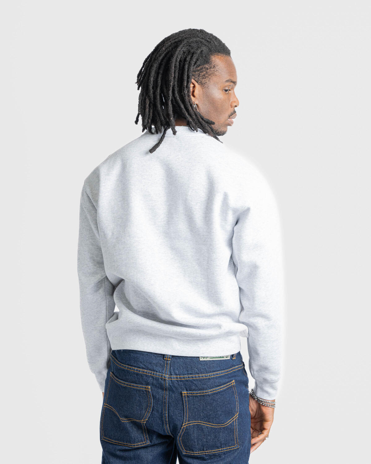 Dime College Crewneck | DIMEFA2423ASH | AFEW STORE